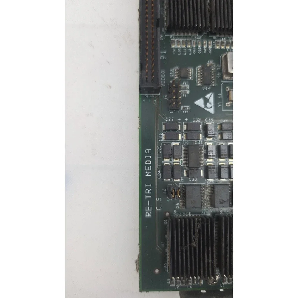 QSR Ltd RE-TRI Media 30RECTRIMD PCI SLAVE  Video Audio Card Untested